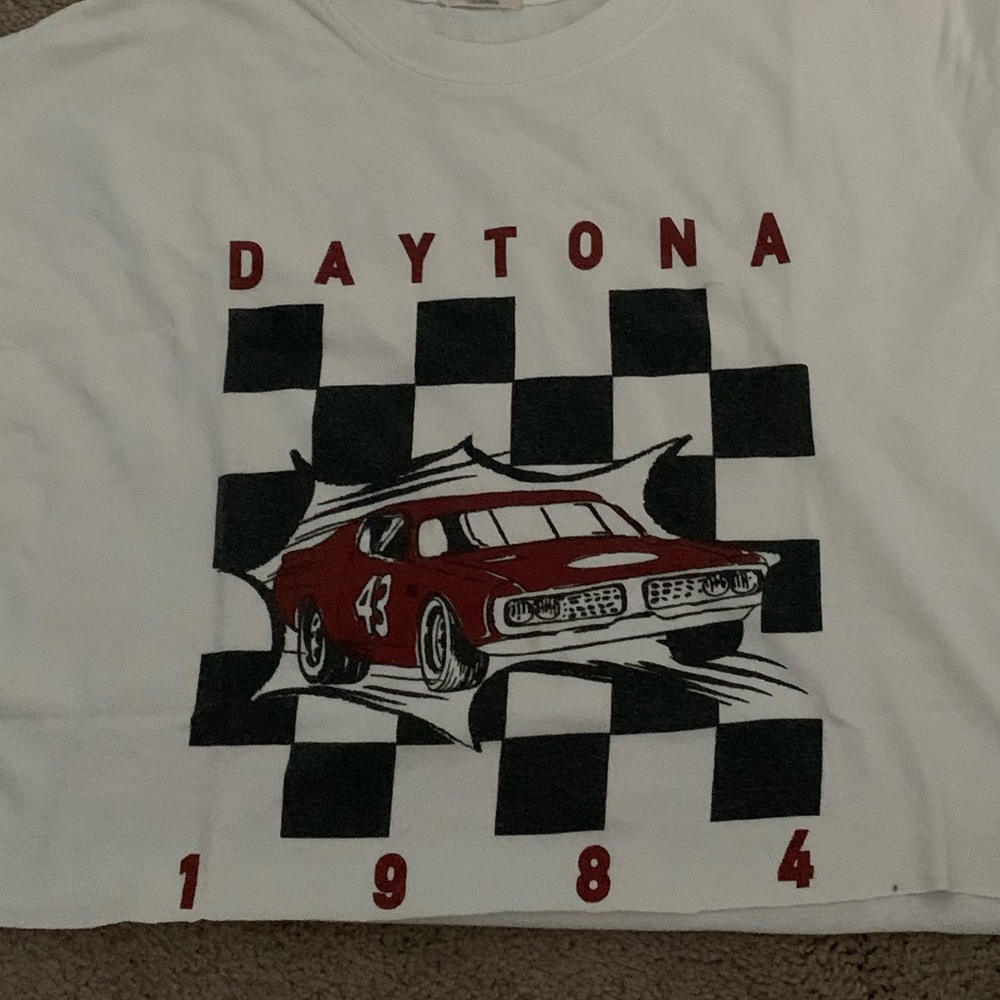 Brandy Melville Daytona 1984 graphic tee, cropped